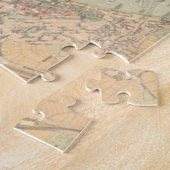 ブダペストハンガリー(1884年)のヴィンテージの地図 ジグソーパズル (側面)