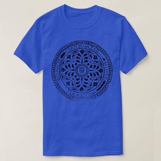 ブダペストマンホールカバー2 Tシャツ (デザイン正面)