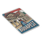 ブダペストヴィンテージの現地女性ギフト マグネット (右側)