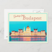ブダペストヴィンテージ葉書 ポストカード (正面/裏面)