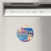 ブダペストヴィンテージ、円 マグネット (インサイチュ (食洗機))