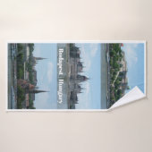 ブダペスト写真カスタム文字バスタオル バスタオル (バスタオル)