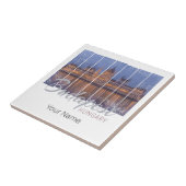 ブダペスト国会議員ハンガリーヴィンテージパノラマ タイル (側面)