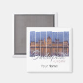 ブダペスト国会議員ハンガリーヴィンテージパノラマ マグネット (正面/裏面)