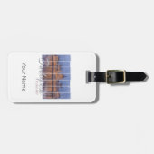 ブダペスト国会議員ハンガリーヴィンテージパノラマ ラゲッジタグ (正面横)