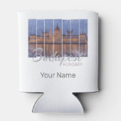 ブダペスト国会議員ハンガリーヴィンテージパノラマ 缶クーラー (裏面)