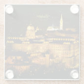 ブダペスト夜 ガラスコースター (裏面)