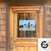 ブダペスト市にあるハンガリー国会議事堂 ウィンドウサイン (ホームデコレーション)