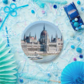 ブダペスト市内のハンガリー国会議事堂 ペーパープレート (パーティー)