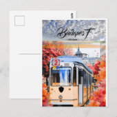 ブダペスト旅行絵葉書アート ハンガリー旅行絵葉書 ポストカード (正面/裏面)