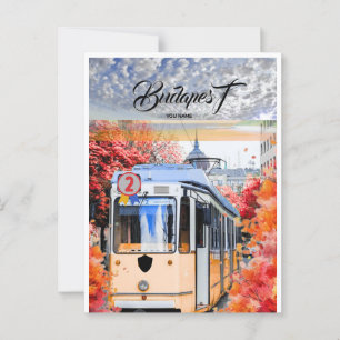 ブダペスト旅行絵葉書アート ハンガリー旅行絵葉書 ポストカード