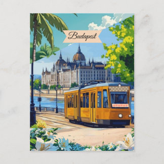 ブダペスト旅行絵葉書アート ハンガリー絵葉書 ポストカード