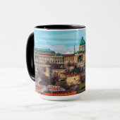 ブダペスト歴史城建築ハンガリー マグカップ (正面左)
