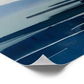 ブダペスト水彩画 ポスター (角)