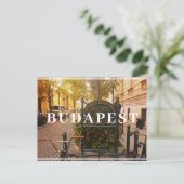 ブダペスト自転車はがき ポストカード (スタンド正面)