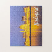 ブダペスト議会ハンガリーのナイトギフト ジグソーパズル (縦)