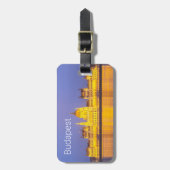 ブダペスト議会パノラマハンガリーホリデイ ラゲッジタグ (正面縦)