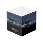 ブダペスト風光明媚なお土産ノートキューブギフト フォトキューブ (正面アングル)