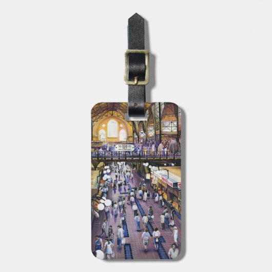 ブダペスト·ウォーター·クローゼットは？ ラゲッジタグ (正面縦)