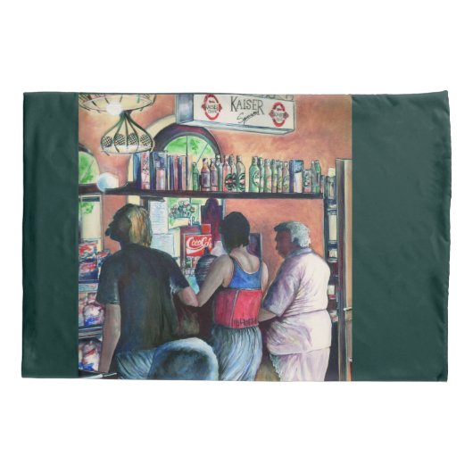 ブダペスト·ゴルフ·バフ 枕カバー (裏面)