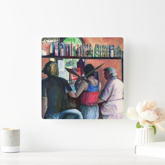 ブダペスト·ゴルフ·ブフェ スクエア壁時計 (ホーム)