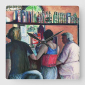 ブダペスト·ゴルフ·ブフェ スクエア壁時計 (正面)