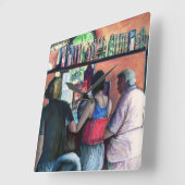 ブダペスト·ゴルフ·ブフェ スクエア壁時計 (傾斜)