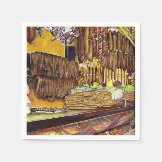 ブダペスト スタンダードカクテルナプキン (正面)