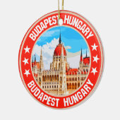ブダペスト セラミックオーナメント (左)
