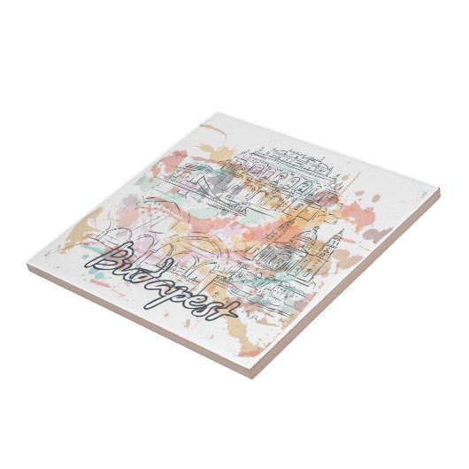 ブダペスト タイル (側面)