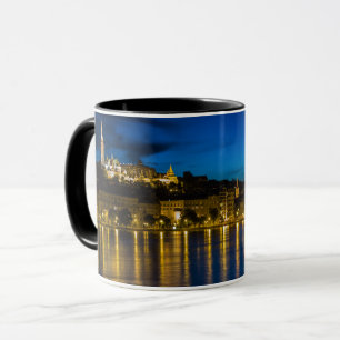 ブダペスト・ダヌベ・リバー反射水アット・ナイトPH マグカップ