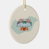 ブダペスト，ハンガリーオーナメント セラミックオーナメント (右)