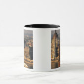 ブダペスト、ハンガリー、ダヌベ川、国会 マグカップ (中央)