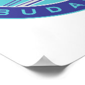 ブダペスト、ハンガリー、マグヤール、ダヌベ川、 ポスター (角)