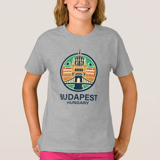 ブダペスト ハンガリー ヨーロッパ Tシャツ (正面)