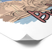 ブダペスト – ハンガリー.png ポスター (角)