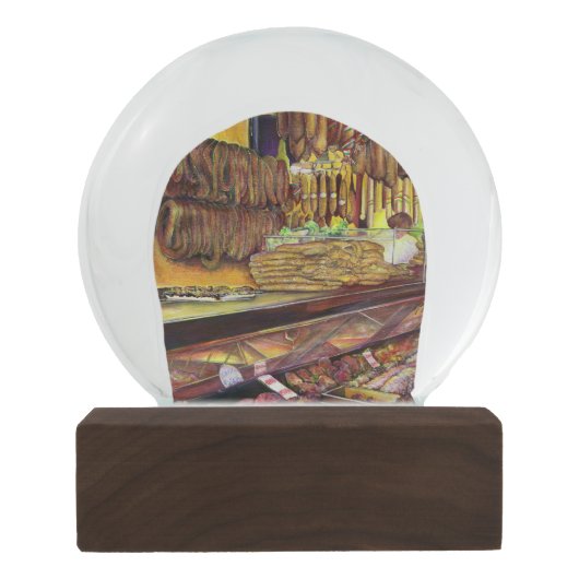 ブダペスト·ピグ スノーグローブ (裏面)