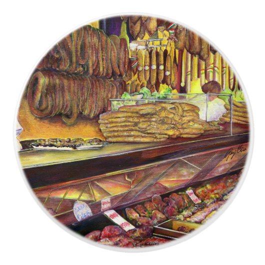 ブダペスト・ピグ セラミックノブ (正面)