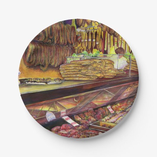 ブダペスト·ピグ ペーパープレート (正面)