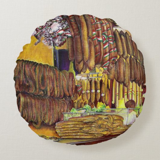 ブダペスト·ピグ ラウンドクッション (正面)