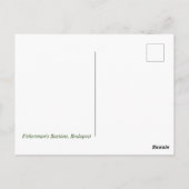 ブダペスト：フィッシャーマンズバスティオン ポストカード (裏面)