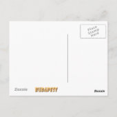 ブダペスト ポストカード (裏面)