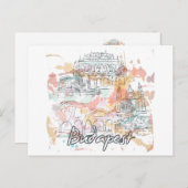 ブダペスト ポストカード (正面/裏面)