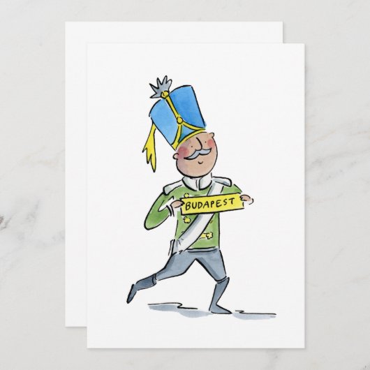 ブダペスト 招待状 (正面/裏面)