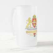 ブダペストCOA フロストグラスビールジョッキ (正面左)