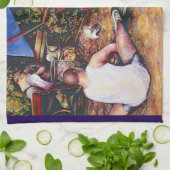 ブダペス忘れトのにんにくはやめなさい キッチンタオル (折り畳み)