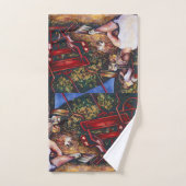 ブダペス忘れトのにんにくはやめなさい バスタオルセット (ハンドタオル)