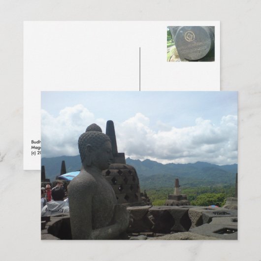 ブダ像 ポストカード (正面/裏面)