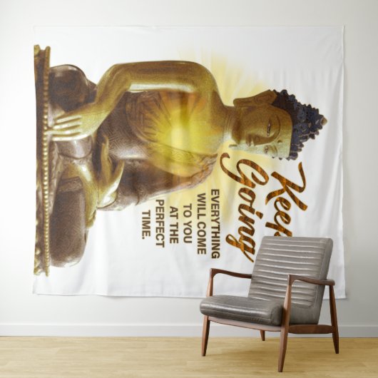 ブダ感動的ー啓発 タペストリー (インサイチュ(横))