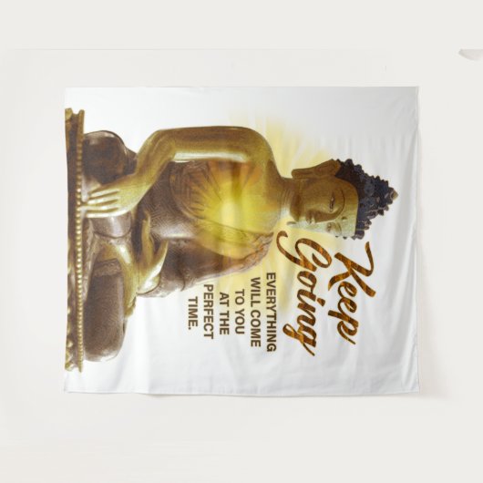 ブダ感動的ー啓発 タペストリー (正面(横))